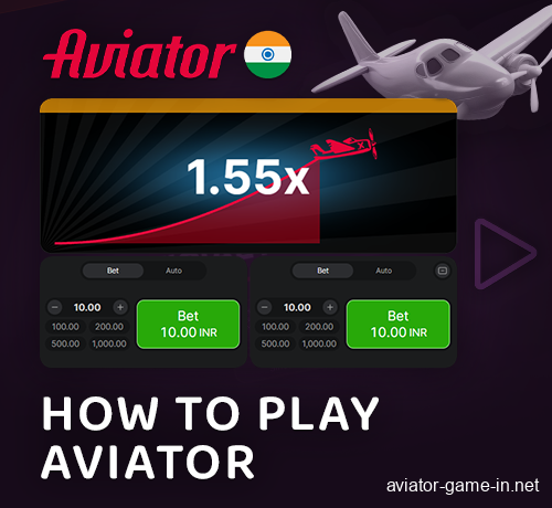 Instructions on how to start playing Aviator for residents of India